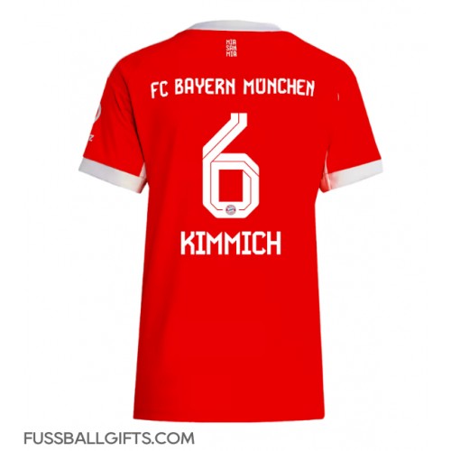 Bayern Munich Joshua Kimmich #6 Fußballbekleidung Heimtrikot Damen 2025-26 Kurzarm
